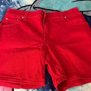 Red Women's Levi’s Shorts